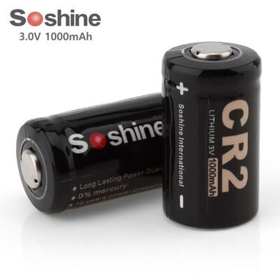 Батарейка Soshine CR2  3V  литиевая 1000 mAh